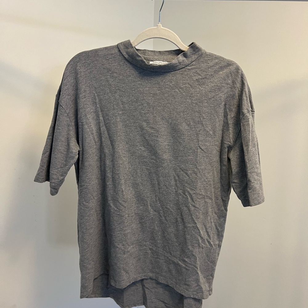 Classic Gray Crew Neck T-Shirt